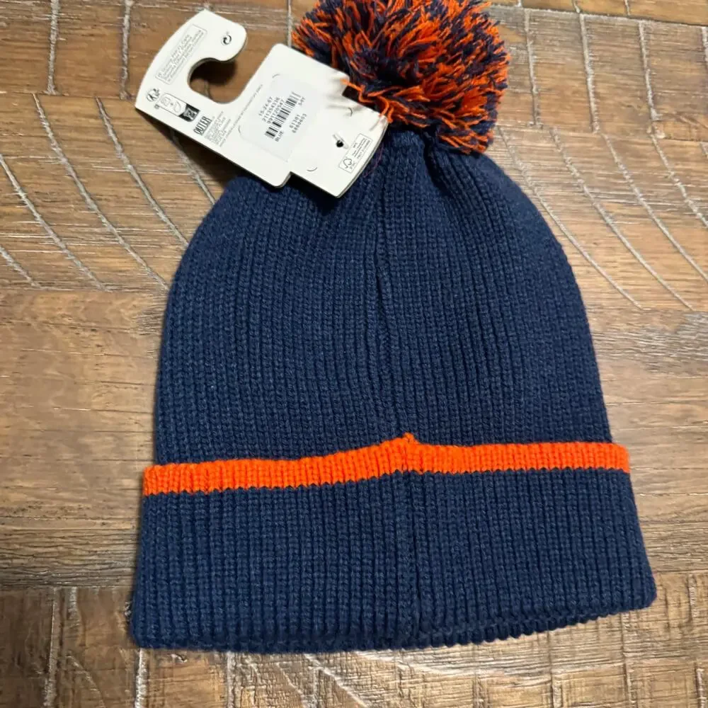 NBA New York Knicks Youth Knit Pom Beanie Hat Size 5-9 Years NWT Kids